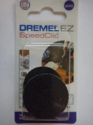 DREMEL SC411 EZ SpeedClic Sanding Discs 2615S411JA 60 Grit Dremel 411 pack of 6