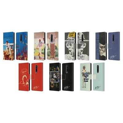OFFICIAL ELTON JOHN ARTWORK LEATHER BOOK WALLET CASE COVER FOR ONEPLUS PHONES - Image 1 of 4