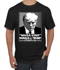 Camiseta Maga King Donald Trump Georgia Oficial Mogshot Cara Hombre - Imagen 1 de 19