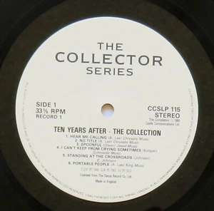 Ten Years After The Collection Record LP Vinyl Original Press 1985 Alvin Lee - Picture 1 of 5