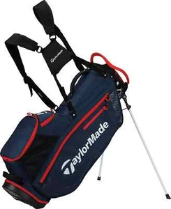 TaylorMade 2023 Pro Stand Carry 8-Way Golf Bag Navy/Red w/ Rain Hood New #93226 - Picture 1 of 4