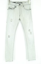 DIESEL Thommer D.N.A. 0676M W26/L30 Men Jeans Stretch Slim Skinny Grey Boys