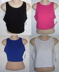 Womens AEROPOSTALE Bethany Mota Solid Sleeveless Cross-Back Crop Top NWT #1647 - Picture 1 of 7
