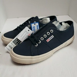 Superga Italy Cotu Canvas Sneakers 2750 Unisex Lace Tennis Women 9.5 Men 8 EU 41 - Picture 1 of 18