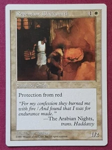 Magic The Gathering 5TH EDITION REPENTANT BLACKSMITH white card MTG - Picture 1 of 2