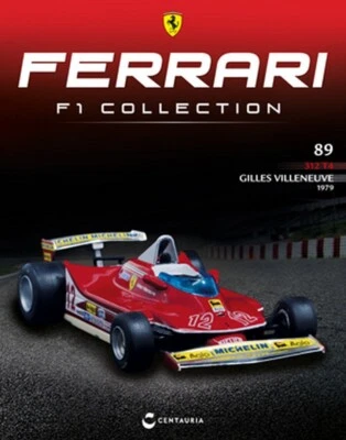 NEW IXO 1:43 F1 FERRARI 312 T4 - Gilles Villeneuve 1979 +Magazine no Minichamps - Immagine 1 di 4