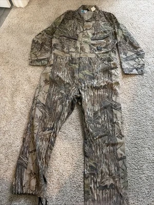 Винтажные мужские камуфляжные комбинезоны FREEDOM XL Realtree сделано в США прочное снаряжение для улицы - Изображение 1 из 4