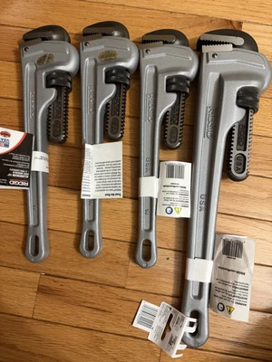 RIDGID ALUMINUM WRENCH: (3) 14” & (1) 18” - Image 1 of 4