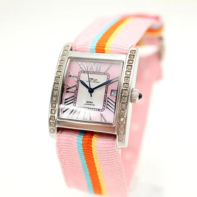 Reloj Daniel Steiger Moda Edición Limitada Rosa Suizo MOP 26mm con Batería Nueva Foto 1 de 4