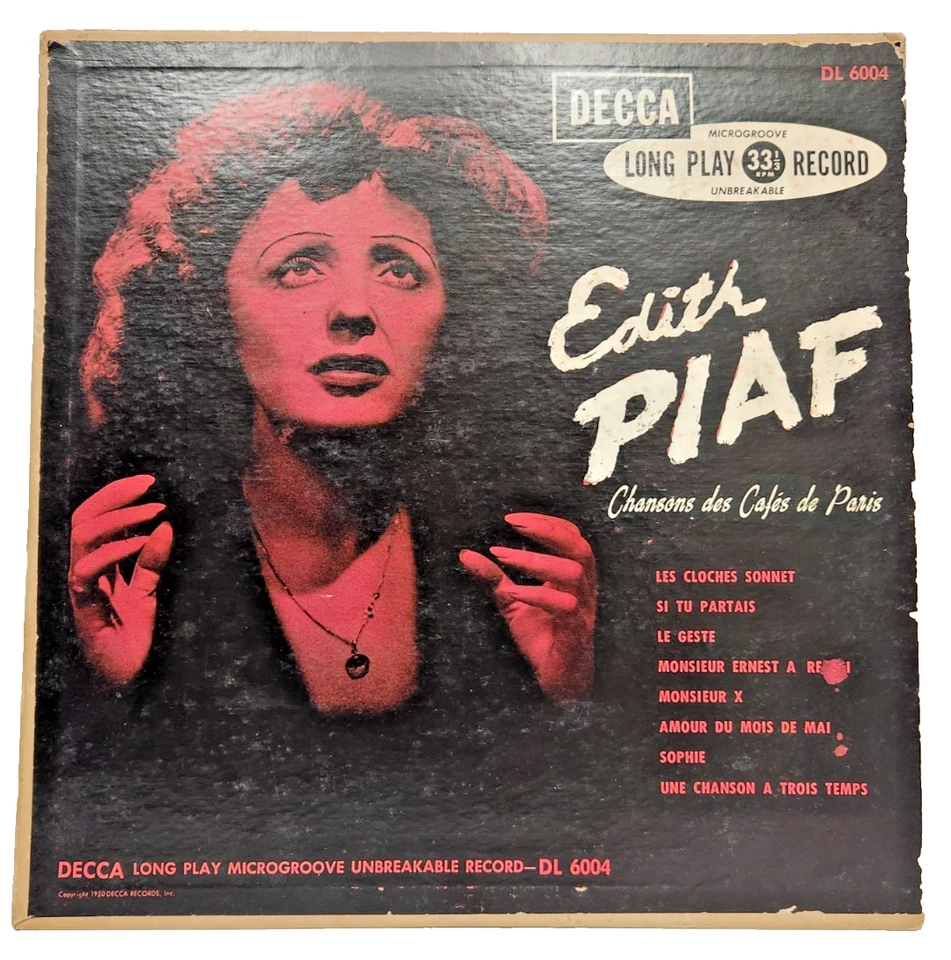 Edith Piaf – Chansons Des Cafés De Paris - Image 1 of 3