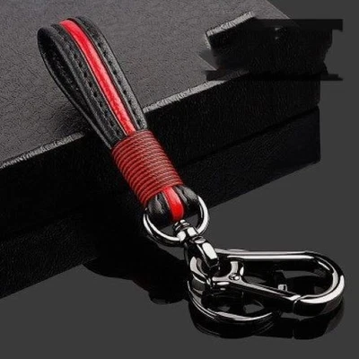 Handmade Leather Keychain – High Quality, Multi-Color, Perfect Gift - Image 1 of 4