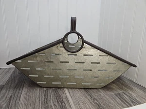 Cesta de metal galvanizado - Imagen 1 de 16