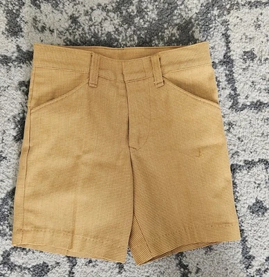 Pantalones Cortos Donmoor Vintage Años 60 Años 70 Amarillo Mostaza Niños Talla 6 Foto 1 de 4