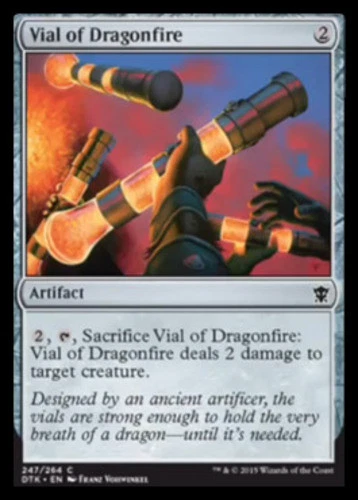 MTG - Vial of Dragonfire - Dragons of Tarkir - NM, English Magic FLAT RATE SHIP - Image 1 of 1