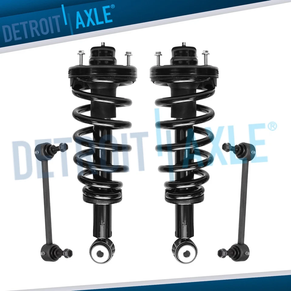 4pc Rear Struts Assembly Sway Bars for 2008-12 Ford Expedition Lincoln Navigator - Image 1 of 4