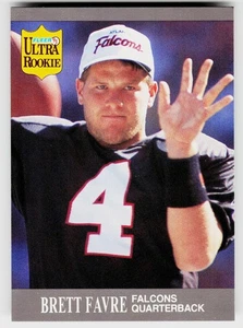 Brett Favre, Ultra actualización 1991, #U-1, Atlanta Falcons, - Imagen 1 de 2