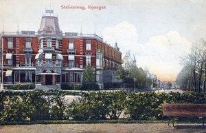 NIJMEGEN - Stationsweg Postcard - Netherlands - Picture 1 of 2
