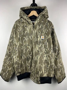 Carhartt Active Bottomland Camo Hooded Work Jacket Size XL - Picture 1 of 4