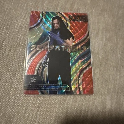 2023 Panini WWE The Undertaker #26 Select Red Wave Prizm Sensations WWF - Image 1 of 2