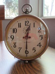 E. Ingraham "Aristocrat" Alarm Clock Impressive Model W/Beautiful face 1920s