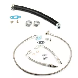 Universal Oil Water Line Kit Fits Garrett GT37R GT40R GT42R GT45R GT47R Series - Picture 1 of 10