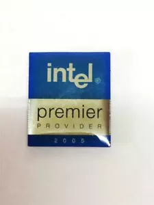 Pin solapa con logotipo corporativo Intel 2005 Partner - Imagen 1 de 1
