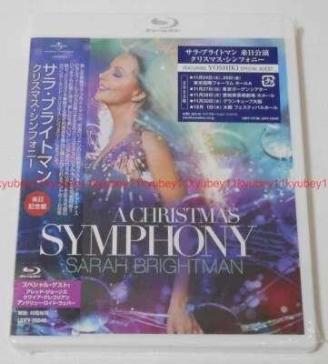 New Sarah Brightman A Christmas Symphony Blu-ray Japan UIXY-15049 4988031543832 - Image 1 of 4
