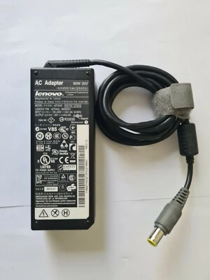 Original- AC Adapter Charger IBM Lenovo THINKPAD Laptops 90W 20V 42T4432 42T4433 - Bild 1 von 3