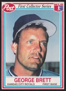 1990 Post Cereal #4 George Brett Kansas City Royals