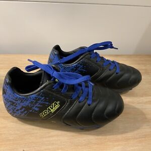 Brava Soccer Cleats Boys Size Boys 11D Black Blue Athletics Cleats Shoes