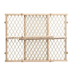 Evenflo Position & Lock Value Adjustable Wood Baby Gate,(Natural)26 - 42 in.Wide - Picture 1 of 7