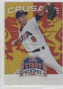 2015 Panini Stars and Stripes Crusade Red /99 Justin Garza #55