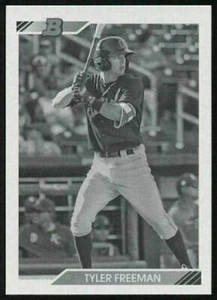 Bowman Heritage Tyler Freeman 2020 indios paralelos blanco y negro - Imagen 1 de 2