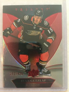 RYAN GETZLAF 2018-19 Upper Deck TRILOGY Ruby Parallel SP #/425 Ducks #31
