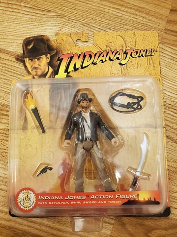 Indiana Jones Disney Parks Action Figure Carded 2003 Raiders Stunt Show Cover
