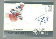  2010-11 SP Authentic Sign of the Times #SOTTK Tim Kennedy (REF 2214)