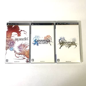 Square Enix PSP Final Fantasy Type-0 Dissidia 012 duodecim FF lot 3 Japanese JP - Picture 1 of 12