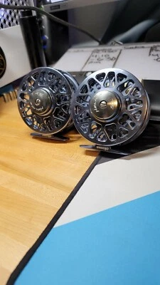 Okuma Helios HSX 4/5  Fly Fishing Reel 2x Parts Repair or other. - Image 1 of 4