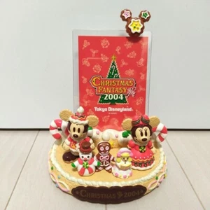 Tokyo Disney 2004 Christmas GingerBread Photo Stand Picture Frame Mickey Minnie - Picture 1 of 4