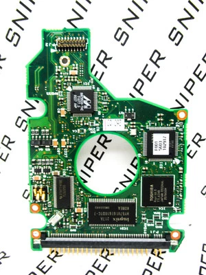 PCB - Toshiba 20GB MK2018GAS (HDD2168 P ZE01 T) G5B000043 A2/Q2.03B Hard Drive - Image 1 of 4