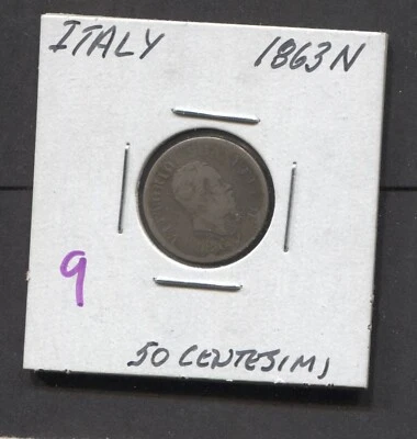 1863- Italy-50 Cents - Image 1 of 2