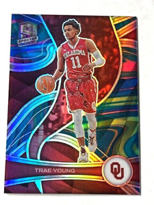 TRAE YOUNG 2022-23 Panini Chronicles Draft Spectra #35 SP Prizm Parallel 5/5