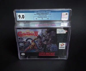 Super Castlevania IV SNES Complete 1st Print Made in Japan CGC 9.0 CIB WATA VGA - Picture 1 of 5