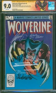 Wolverine Limited Series #2 ⭐ 6X SIGNED FRANK MILLER & MORE ⭐ CGC 9.0 Yukio 1982 - Picture 1 of 3