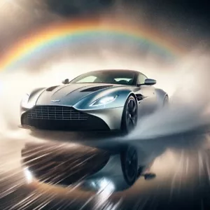 Aston Martin Sports Birthday Card or General Greetings Card by Classic Car Cards - Picture 1 of 1