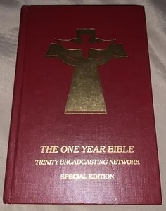 The One Year Bible Special Edition Trinity Broadcasting Network Hardback 1986 - Imagen 1 de 7
