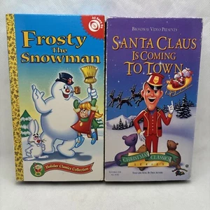 Frosty The Snowman Holiday Classics VHS & Santa Claus Is Coming To Town Tested - Picture 1 of 7