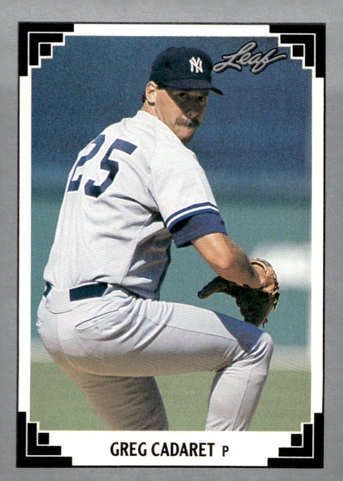 1991 Leaf #415 Greg Cadaret - Image 1 of 2