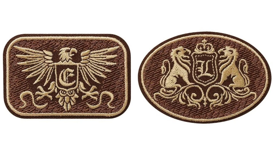 Mono Quick 1230x Wappen Applikation, Bügelbild, Patch, Adler oder Löwe - Bild 1 von 2