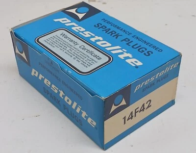 10pcs Prestolite 14F42 NOS New Prestolite Spark Plugs -  Full Box - Image 1 of 2